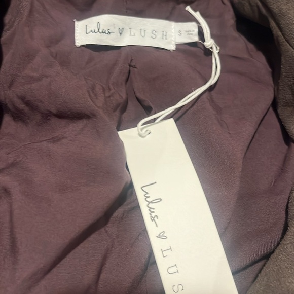NWT Lulus Catch You on the Flip Side Charcoal Grey Suede Moto Jacket size Small - Picture 8 of 11